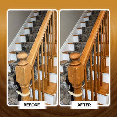 Wood Restoration Salve - Banisters, Handrails, & Stairs
