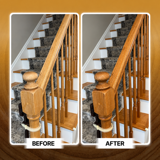 Wood Restoration Salve - Banisters, Handrails, & Stairs