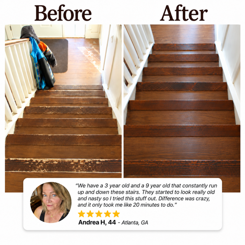 Wood Restoration Salve - Banisters, Handrails, & Stairs